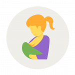 Good birth - Mother and Baby Icon